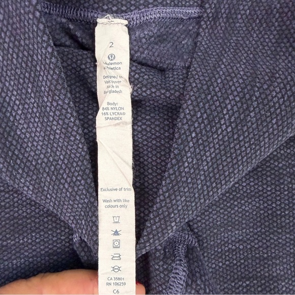 Lululemon Wunder Under Variegated Knit HR Warm Leggings Purple Gray Women’s Sz 2 - Picture 3 of 11